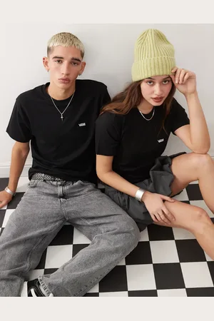 Vans T-shirt met logo op de linkerborst in