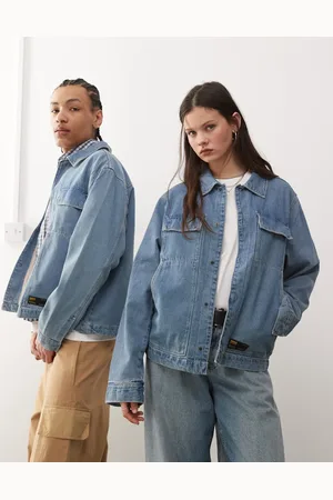Vans Mcavoy - Denim stationsjas in met wassing