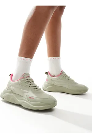 HUGO BOSS Leon - Sneakers in grijs en
