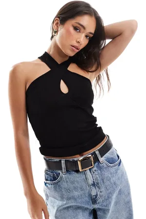VERO MODA Haltertop van jersey in