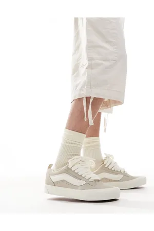 Vans Knu Skool - Sneakers in beige en wit