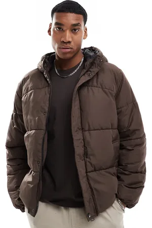 Only & Sons Oversized gewatteerd jack met capuchon in