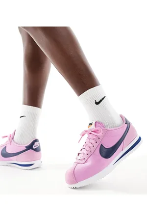 Nike Cortez TXT - Sneakers in en marineblauw