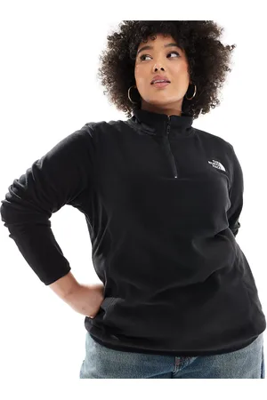 The North Face Plus Size - 100 Glacier - Fleece met 1/4 rits in