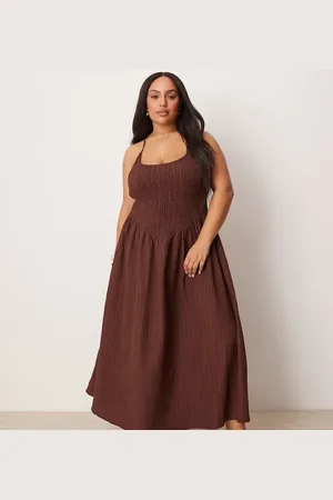 Kleding Dames Rode Elegante Vrouwen Kleden Mode Een Schouder Lange