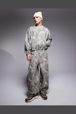 ASOS Baggy joggingbroek met ballonpijpen en camouflageprint, deel van co-ord set