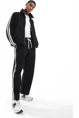 JACK & JONES Losse joggingbroek met streep aan de zijkant in , deel van co-ord set