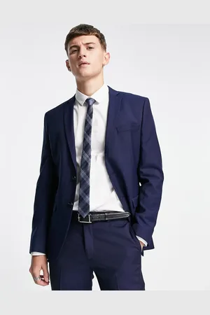 JACK & JONES Premium - Slim fit colbert met stretch in donker