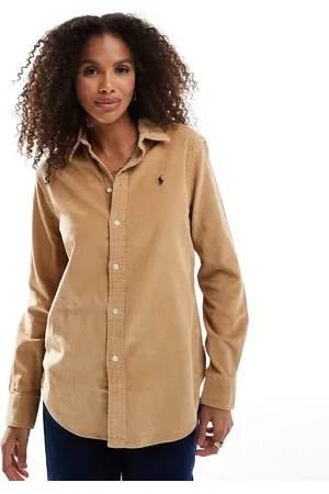 Ralph Lauren Corduroy overhemd met logo in