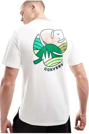 Converse T-shirt met print op de achterkant in