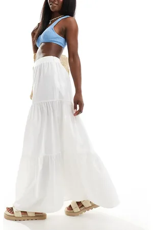 New Look Poplin midirok met stroken in