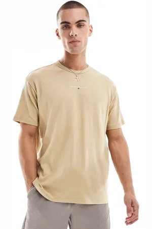 Tommy Hilfiger T-shirt met logo in beige