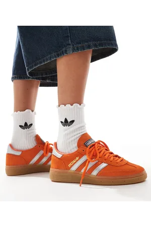 adidas Handball Spezial - Sneakers met rubberen zool in en zilver