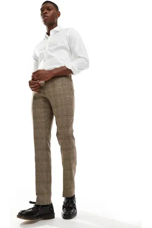 Shelby & Sons Shelby and Sons - Smalle geruite broek van tweed in , deel van co-ord set