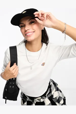 Dickies Mapleton - T-shirt met lange mouwen en klein logo links op de borst in