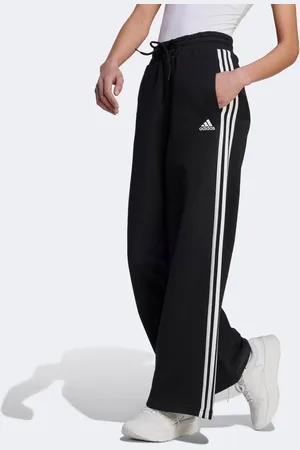 adidas Adidas - Essentials - Joggingbroek met wijde pijpen en 3-Stripes van Franse terrystof in