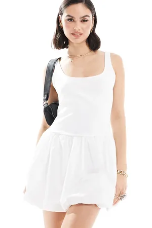 MANGO Mini pof-jurk in