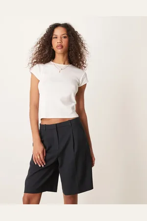 Abercrombie & Fitch Bermudashort met halfhoge taille in