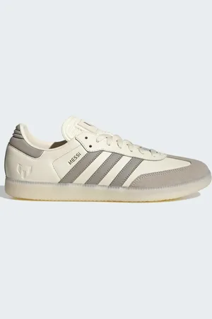 adidas Samba Messi - Laarzen in crème, lichtbruin en goud metallic