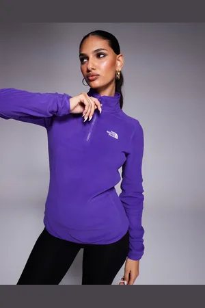 The North Face Glacier - Fleece met 1/4 rits en logo in