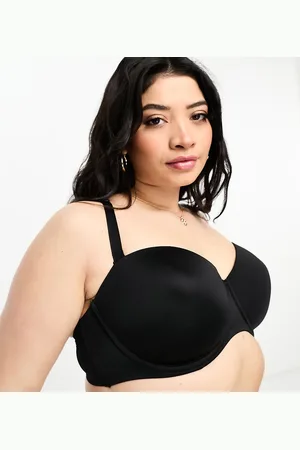 ASOS ASOS DESIGN Curve - Voorgevormde bh van microvezel met multifunctionele bandjes in