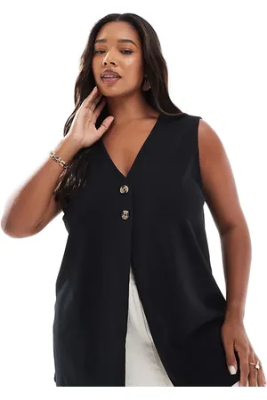 ONLY Gilet met lange pasvorm in