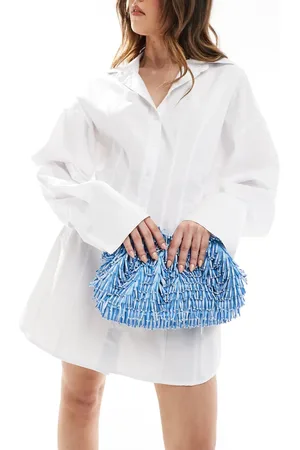 ASOS Clutch met frame en franjes in