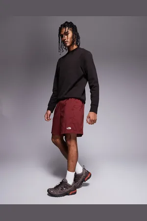The North Face Class V - Pathfinder - Short met riem en logo in bordeauxrood