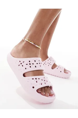 Crocs Classic - Klompen met uitgesneden bloemen in