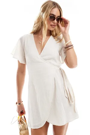 Billabong All for you - Mini-jurk met overslag en V-hals in