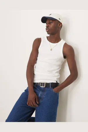 Calvin Klein Geribbelde tanktop in