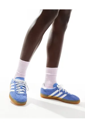 adidas Gazelle - Indoor - Sneakers in lichtblauw met rubberen zool