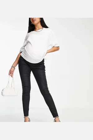 ASOS ASOS DESIGN Maternity - Ultimate - Skinny jeans met zwarte coating