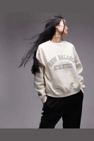 New Balance Sweatshirt met grafische print in gebroken