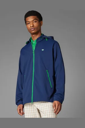 adidas Adidas Originals - Golf - Omkeerbaar jack met capuchon in indigo