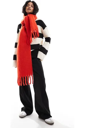 JJXX Oversized pluizige sjaal in