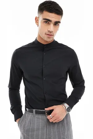 ASOS Slim-fit overhemd zonder kraag in