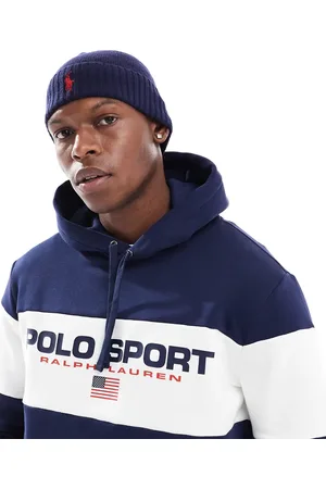 Ralph Lauren Gebreide beanie van merinowol met logo in