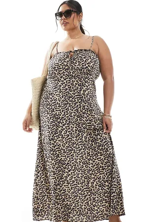 ONLY Midi jurk in dierenprint