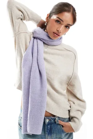 VERO MODA Geribbelde sjaal in lila