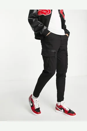 JACK & JONES Toelopende cargobroek in