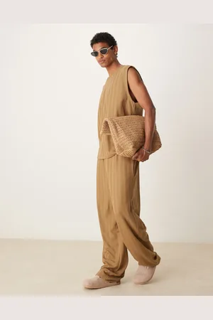 ASOS Jacquard joggingbroek met strepen in , deel van co-ord set