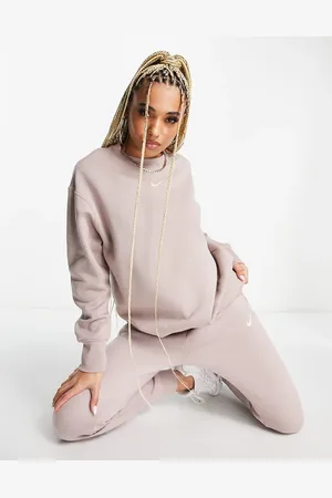 Nike Phoenix Fleece - Sweatshirt in taupe