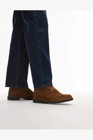 Clarks Evo - Desert boots van suède in colabruin
