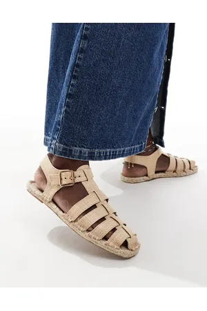 ASOS Jukebox - Vissers-espadrilles in naturel
