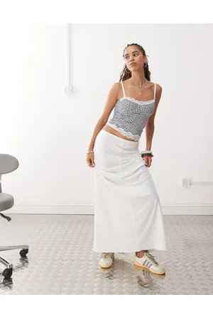 Monki Luchtige maxi rok in