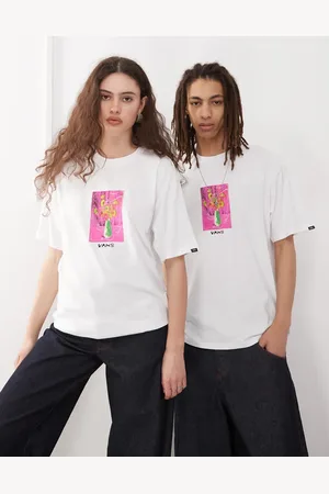 Vans T-shirt met kleine decoratieve print in het midden in