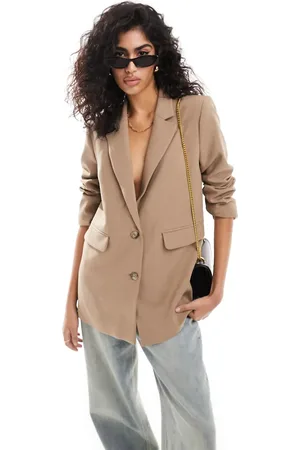 SELECTED Femme - Ruimvallende blazer in beige