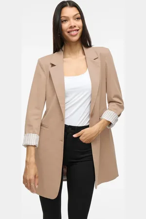 VILA Blazer in crème
