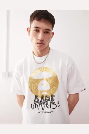 A Bathing Ape AAPE By A Bathing Ape - T-shirt met logo met camouflageprint in
